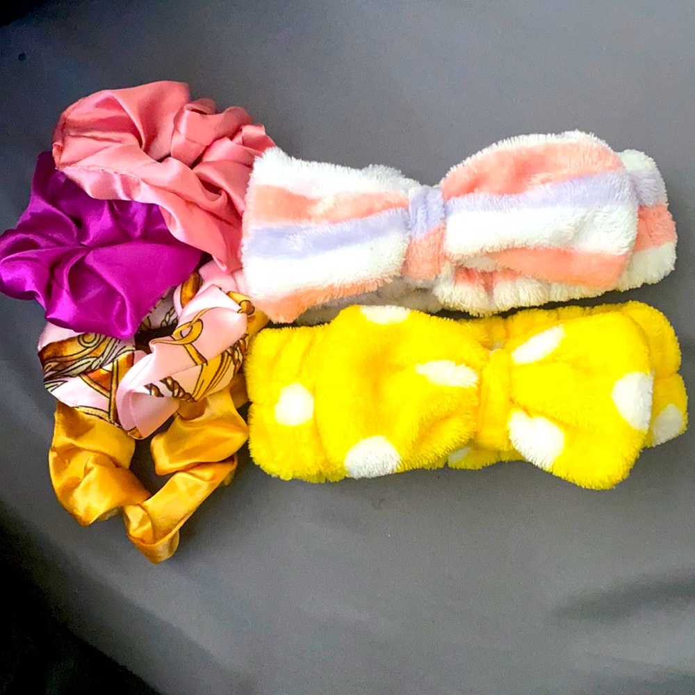 Facewash Headbands w/ Scruchies